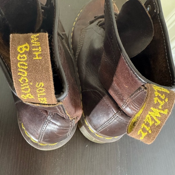 Dr. Martens 1460 Brown Leather Boots - Picture 6 of 9
